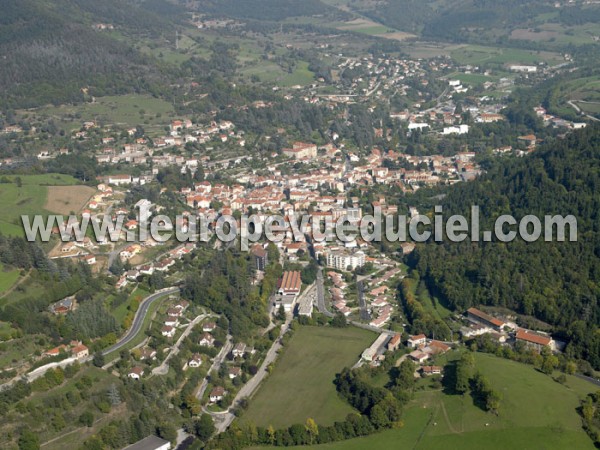 Photo aérienne de Bourg-Argental