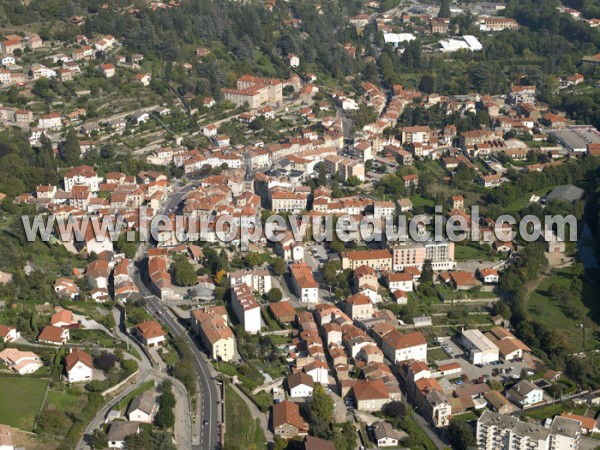 Photo aérienne de Bourg-Argental