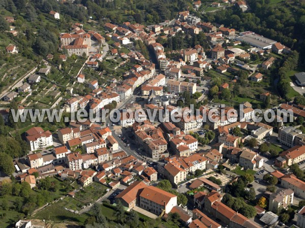 Photo aérienne de Bourg-Argental