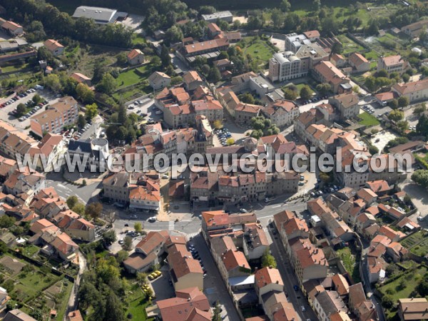 Photo aérienne de Bourg-Argental