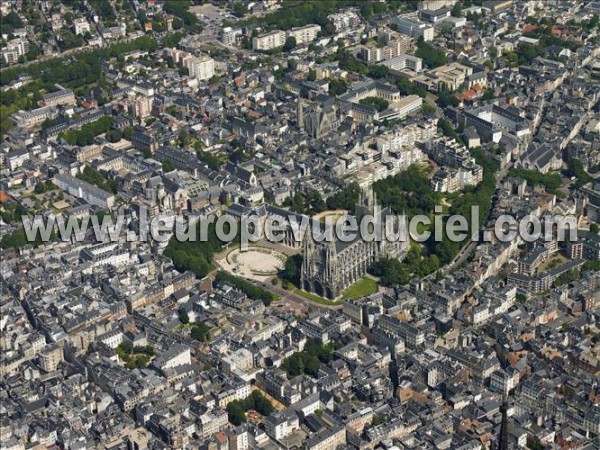 Photo aérienne de Rouen