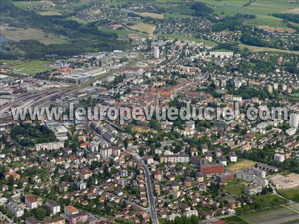 Photo aérienne de Yverdon-les-Bains