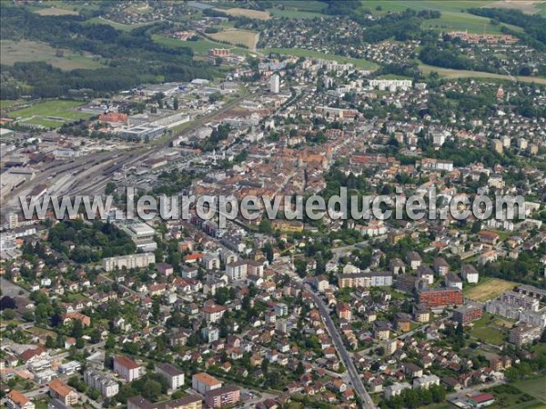 Photo aérienne de Yverdon-les-Bains