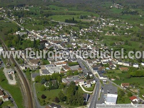 Photo aérienne de La Coquille
