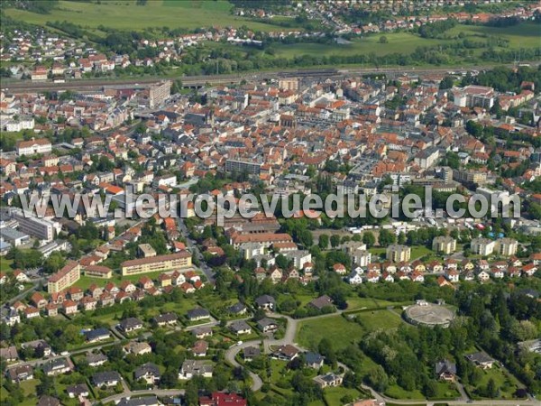 Photo aérienne de Sarrebourg