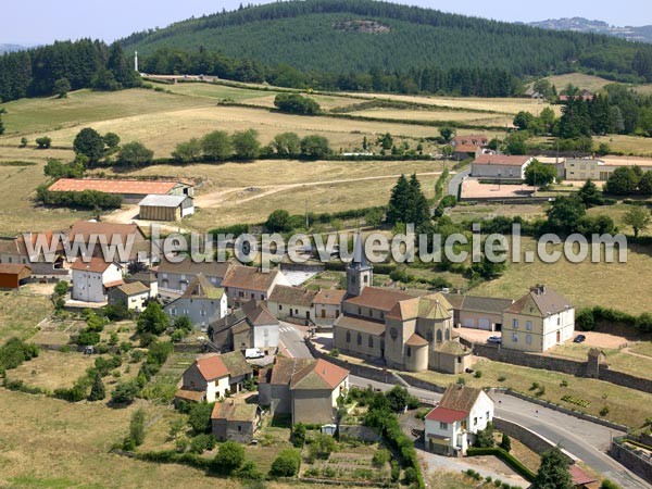 Photo aérienne de Beaubery