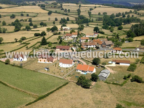 Photo aérienne de Beaubery