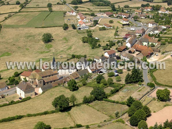 Photo aérienne de Beaubery