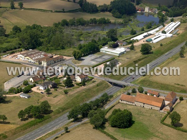 Photo aérienne de Beaubery