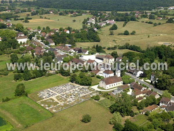 Photo aérienne de Beaurepaire-en-Bresse