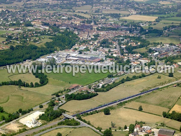 Photo aérienne de Cluny