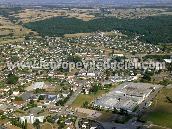 Photo aérienne de Gueugnon