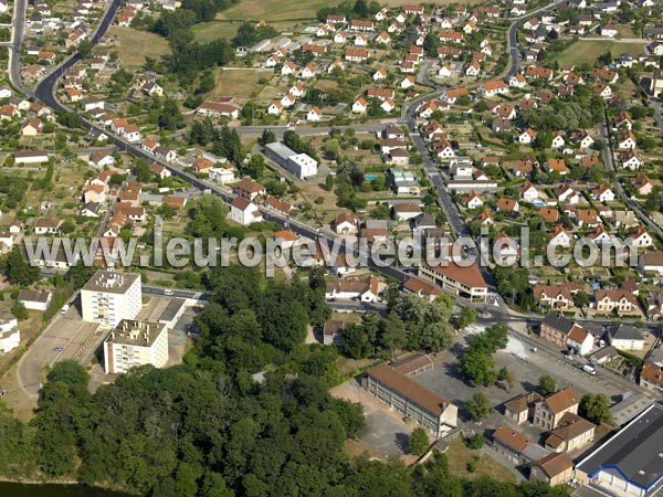 Photo aérienne de Gueugnon