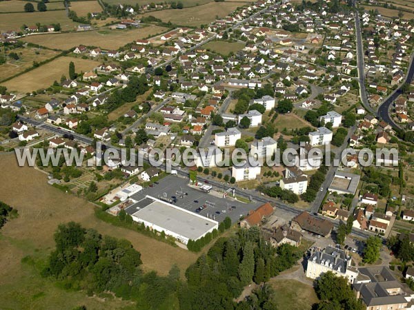 Photo aérienne de Gueugnon