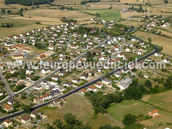 Photo aérienne de Gueugnon