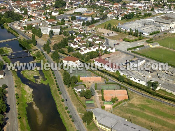 Photo aérienne de Gueugnon