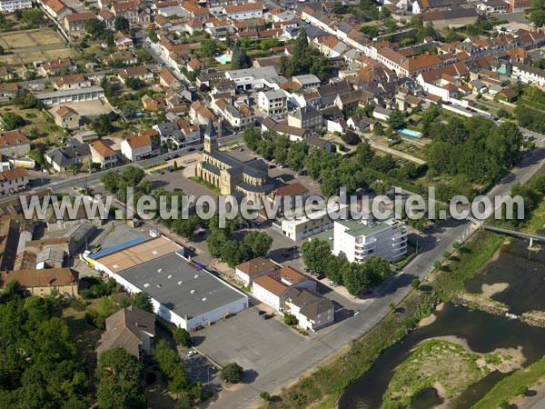 Photo aérienne de Gueugnon