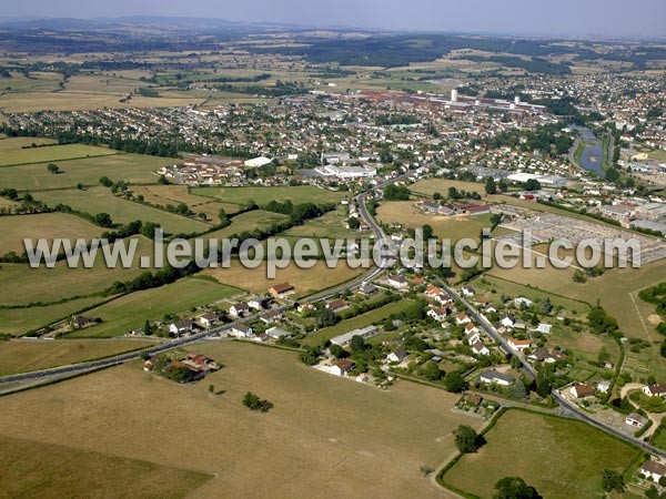 Photo aérienne de Gueugnon