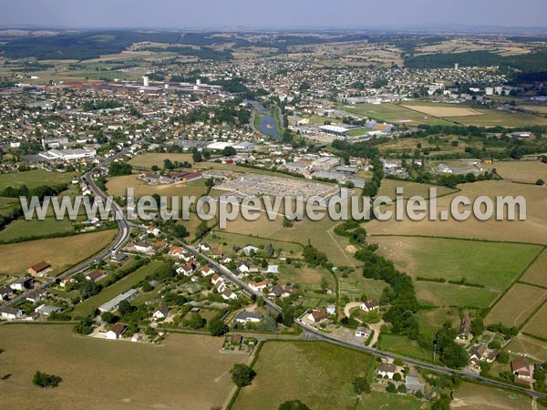 Photo aérienne de Gueugnon