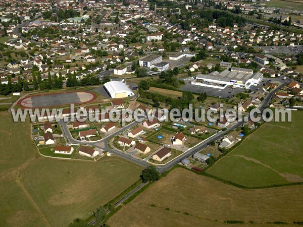 Photo aérienne de Gueugnon