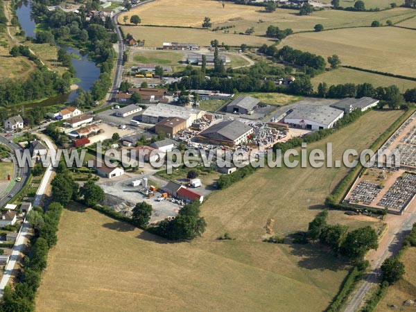 Photo aérienne de Gueugnon