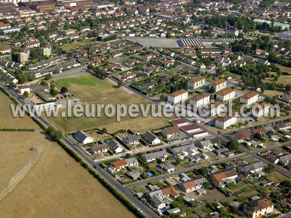 Photo aérienne de Gueugnon