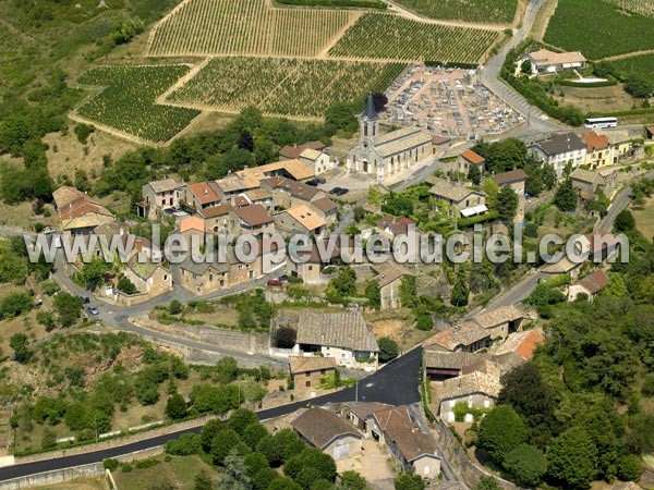 Photo aérienne de La Roche-Vineuse