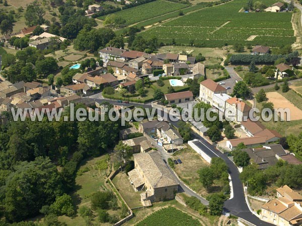 Photo aérienne de La Roche-Vineuse