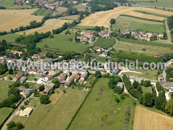 Photo aérienne de Montbellet