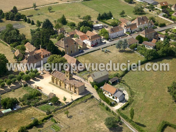 Photo aérienne de Montceaux-l'Étoile