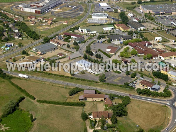 Photo aérienne de Paray-le-Monial