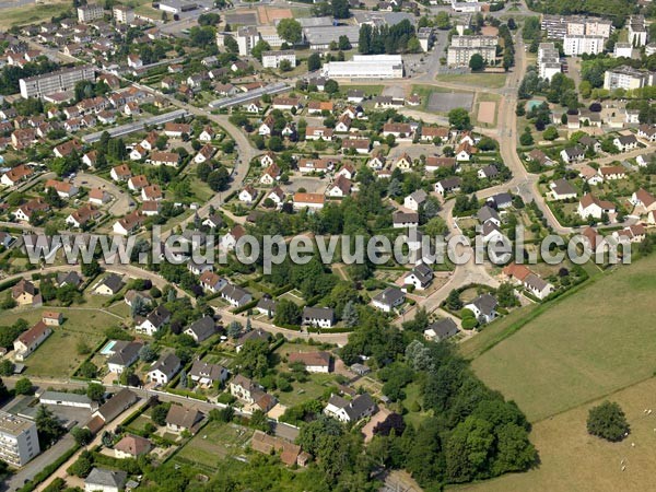 Photo aérienne de Paray-le-Monial