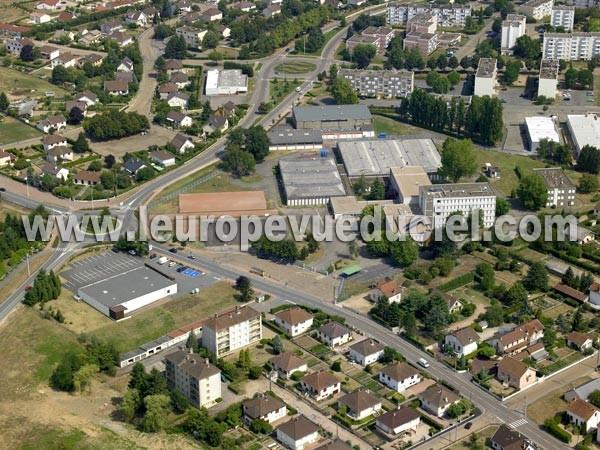 Photo aérienne de Paray-le-Monial