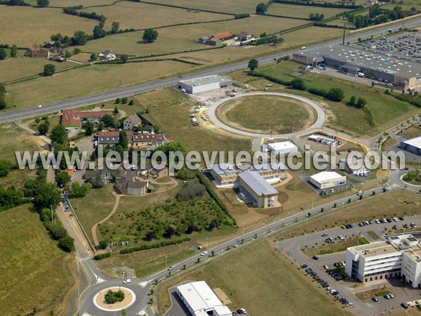 Photo aérienne de Paray-le-Monial