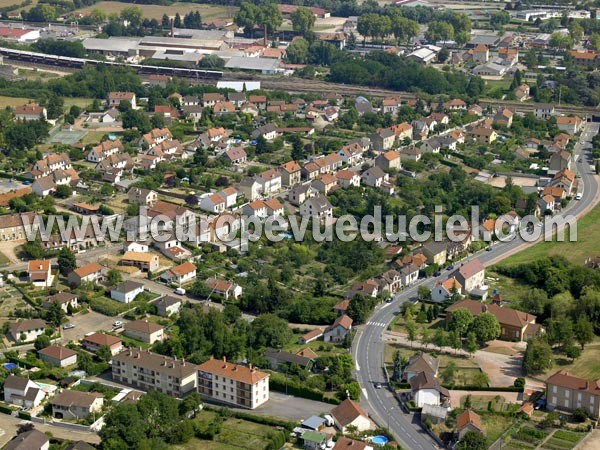 Photo aérienne de Paray-le-Monial