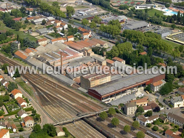 Photo aérienne de Paray-le-Monial