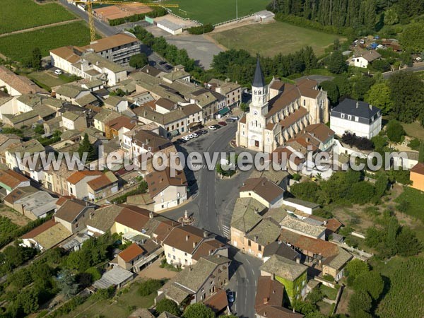 Photo aérienne de Romanèche-Thorins