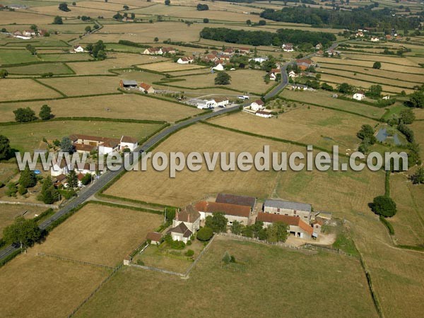 Photo aérienne de Saint-Aubin-en-Charollais