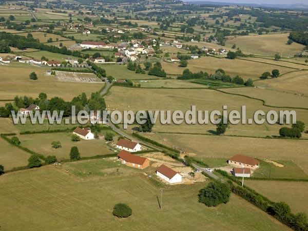 Photo aérienne de Saint-Aubin-en-Charollais