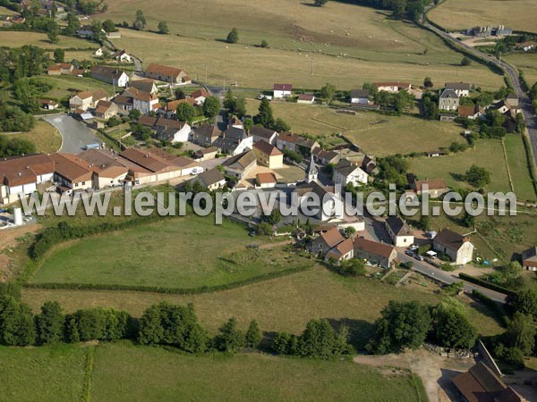 Photo aérienne de Saint-Aubin-en-Charollais