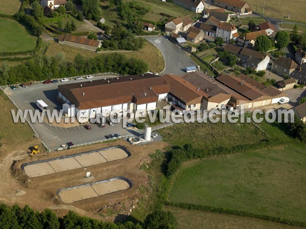 Photo aérienne de Saint-Aubin-en-Charollais