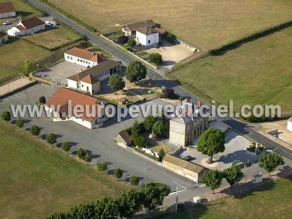 Photo aérienne de Saint-Aubin-en-Charollais