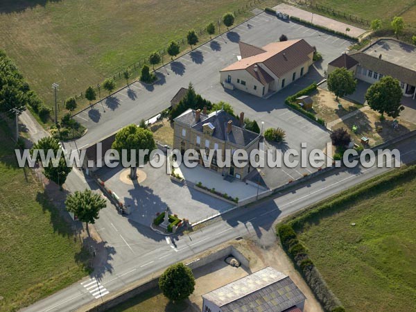 Photo aérienne de Saint-Aubin-en-Charollais