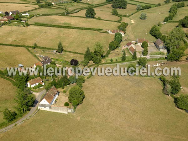 Photo aérienne de Saint-Aubin-en-Charollais