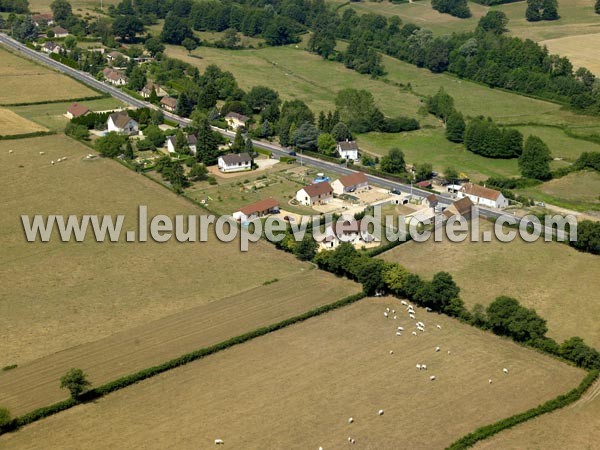 Photo aérienne de Saint-Yan