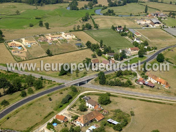 Photo aérienne de Saint-Yan