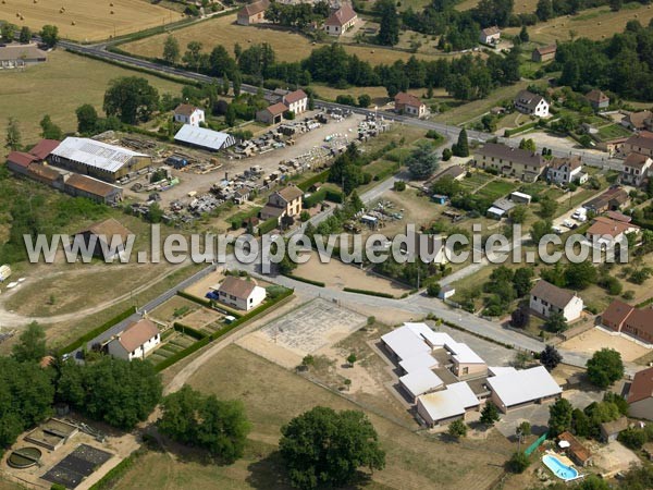 Photo aérienne de Saint-Yan