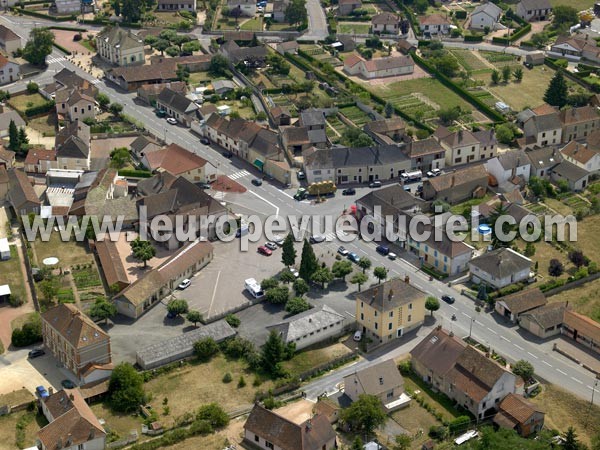 Photo aérienne de Saint-Yan