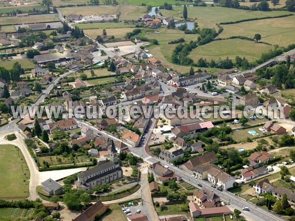 Photo aérienne de Saint-Yan