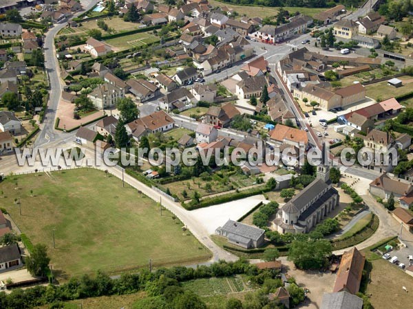 Photo aérienne de Saint-Yan